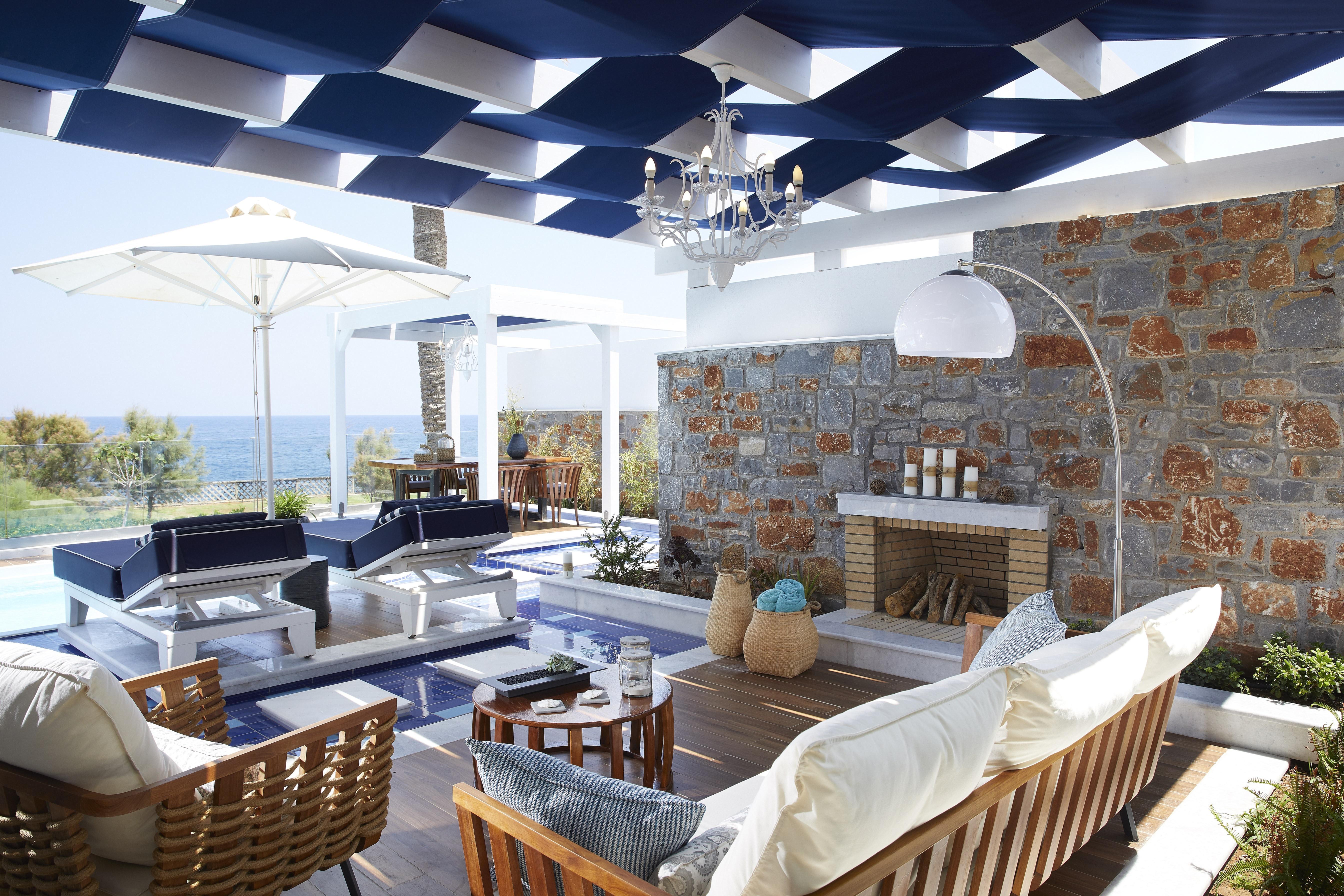 Minos Imperial Luxury Beach Resort & Spa Milatos Dış mekan fotoğraf Interior of a villa